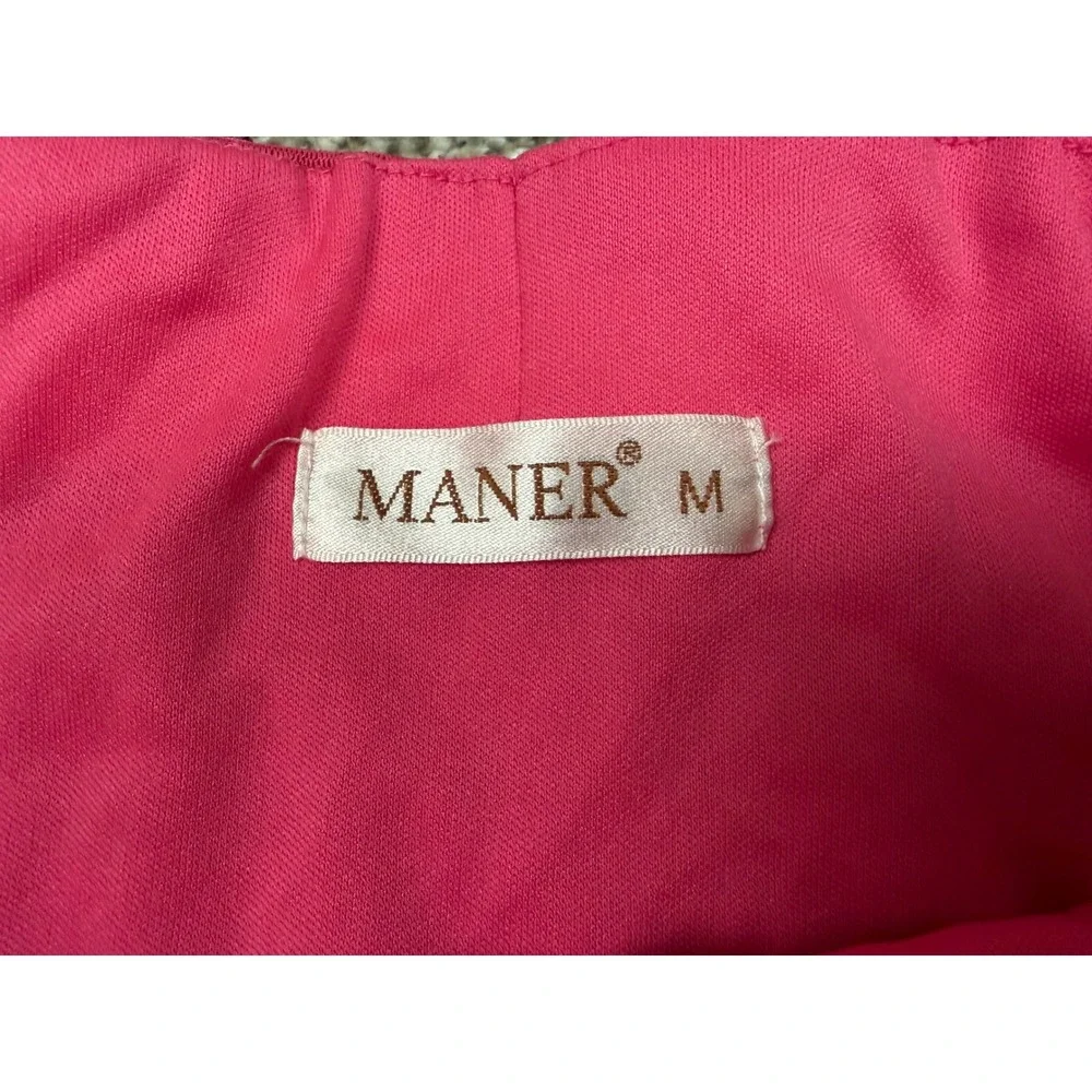 Maner‎ Magenta Pink Sequin Mini Skirt Party Festival Size Medium